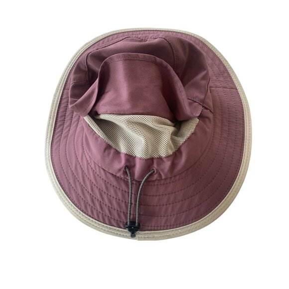 Coolibar UV 50+ Sun Protection Convertible Boating Hat KIDS Girls S/M Purple - Picture 9 of 9